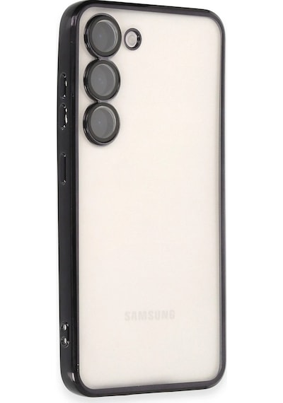 Mey İthalat Samsung Uyumlu Galaxy S24 Kılıf Lensli Silikon - Siyah