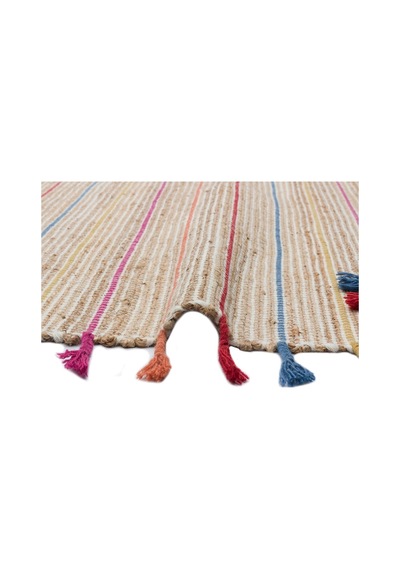 Eko Halı Juno Ech 05 Nat.Multy El Dokuma Naturel Jüt Hasır Halı - 80X200