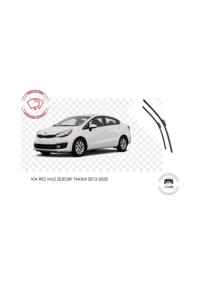 Kia Rio cam Silecek seti 2012-2020