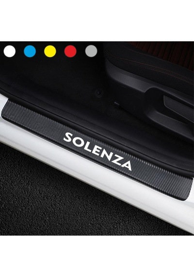Dacia Solenza Için Karbon Kapı Eşiği Sticker ( 4 Adet )