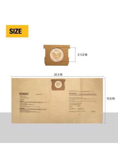 To 10 Gal Dust Bag