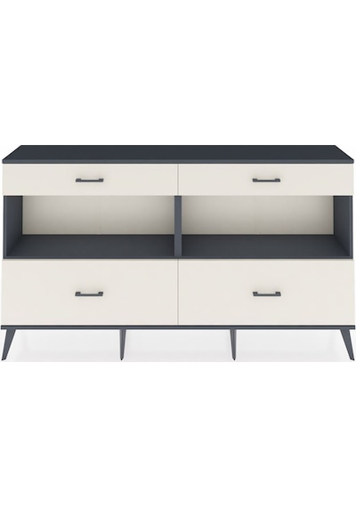 Arges Konsol 2 Raflı 4 Çekmeceli 176x30x99 Antrasit-antrasit/ayt Antrasit-antrasit/aytaşı