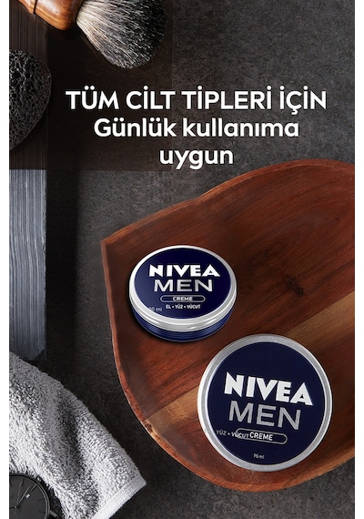 Men Erkek Creme Nemlendirici Bakım Kremi 30 Ml,yüz,el,vücut İçin,e Vitamini,ferah Koku