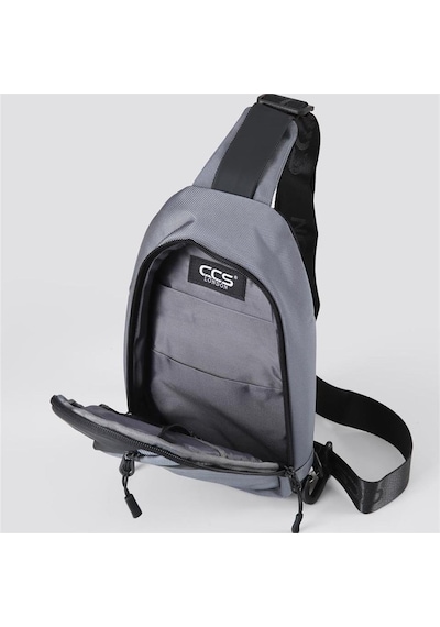 Ççs 31410 Tek Omuz Askılı Sırt Ve Göğüs Çantası Gri