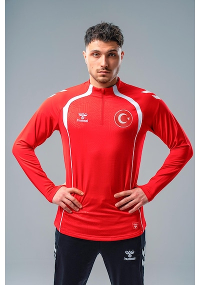 Hummel Target Milli Takım Antrenman Eşofman Üstü Kırmızı
