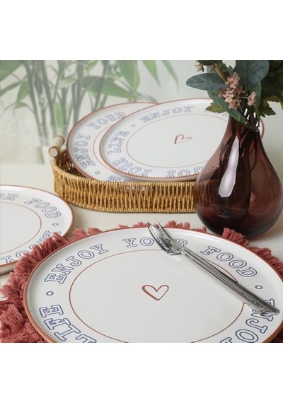 Enjoy Your Servis Tabağı 28 Cm 4 Adet 22973 Açık