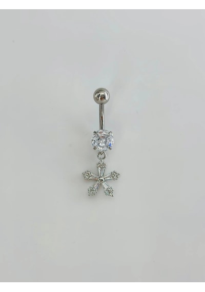 Çiçek Detaylı Göbek Piercing - Pg0134 Diğer