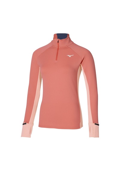 Mizuno Warmalite Kadın Yarım Fermuarlı Sweatshirt Pembe