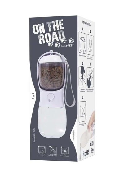 M-pets On The Road 2in1 Köpek Seyahat Suluğu 300ml Beyaz