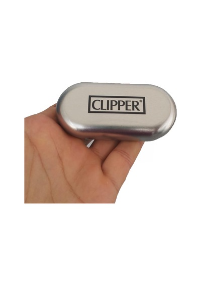 Kutulu Gazlı Metal Gövde Clipper Çakmak Sarı