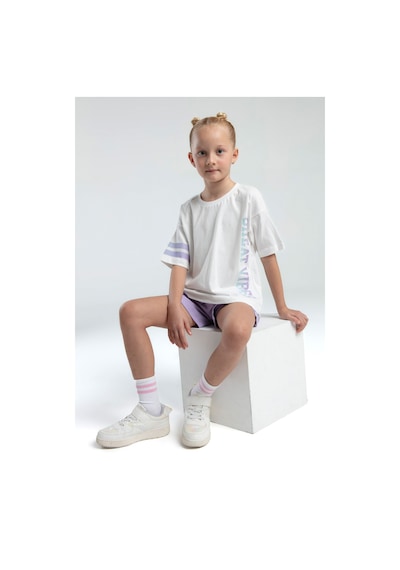 Rolypoly Kız Çocuk Mor Şort Takım Mor