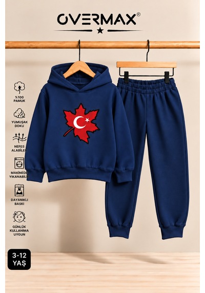 Overmax Türk Bayrağı Baskılı Kapüşonlu Sweatshirt Eşofman Takımı- 3-12 Yaş Lacivert Üst-lacivert Alt - 929479938 Lacivert Üst-lacivert Alt Overmax Türk Bayrağı Baskılı Kapüşonlu Sweatshirt Eşofman Takımı- 3-12 Yaş Lacivert Üst-lacivert Alt - 929479938 Lacivert Üst-lacivert Alt