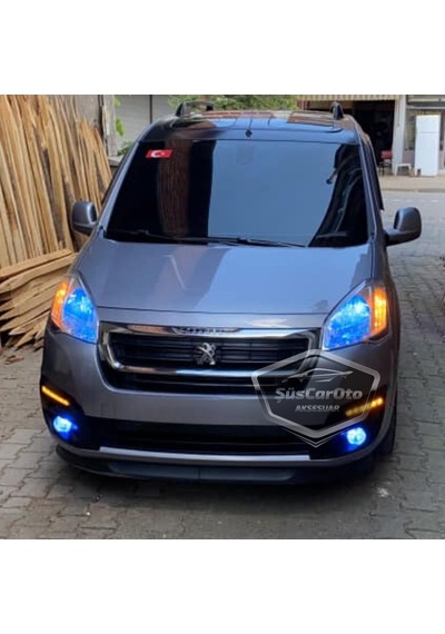 Peugeot Partner Tepee 2008-2018 Uyumlu Üniversal Astra H Lip Esnek Ön Lip 2 Parça Tampon Altı Dil Karlık Ön Ek 00 Şüscaroto Aksesuar