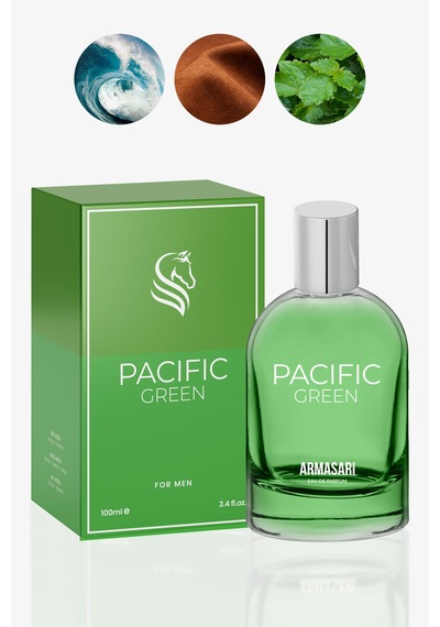 Armasari Pacific Green Edp Erkek Parfüm 100ml Fresh Marina Deniz Notaları, Deri, Paçuli Fresh - Marin