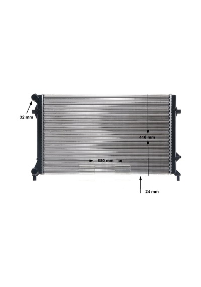 Cooltec Cool-10vwg500m Radyatöru 1k0121251p/e/f/ar/q, 1ko121251df
