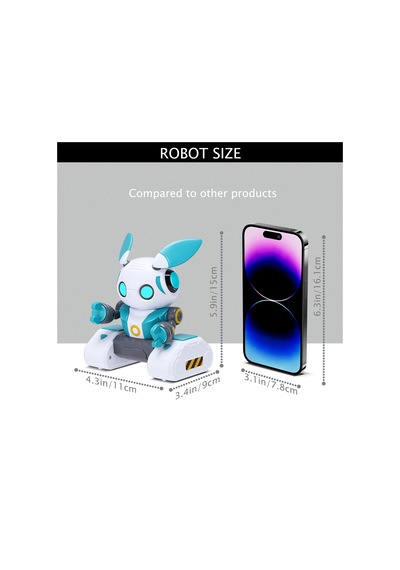 Çocuklar Rc Wall-e Akıllı Robot Tavşan Hareket Algılama