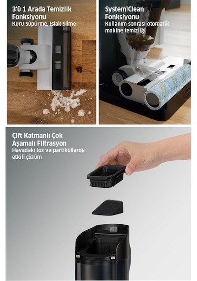 Karcher KFL 1 Islak Kuru Şarjlı Dikey Süpürge