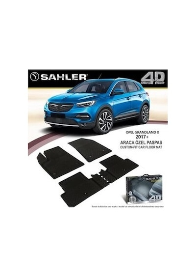 Sahler Opel Grandland X 2020 Havuzlu Paspas 4.5D Tam Uyumlu