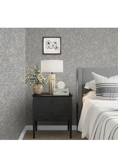 Adawall Muse Koleksiyonu- 25103-4 Açık Gri Dokulu Modern Duvar Kağıdı 1.06x15.6m, 16.5m²