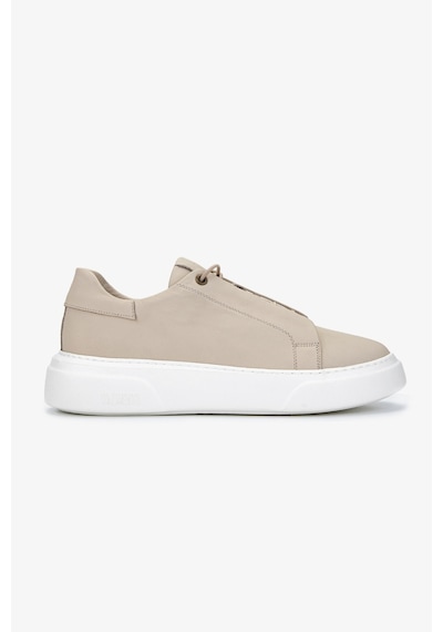 Valmenti Erkek Hakiki Deri Sneakers & Spor Ayakkabı 965 2617 Erk Ayk Y25 Bej Zuma Bej