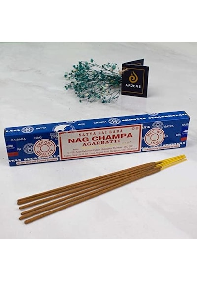 Satya Satya Nag Champa Agarbatti Aromalı Masala Stick Tütsü Acı Kahverengi