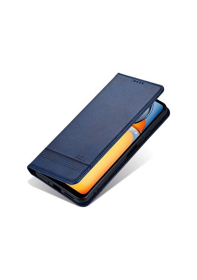 Azns Xiaomi Poco C65 4g / Redmi Uyumlu 13c Deri Kılıf Cüzdan Manyetik Telefon Kılıfı
