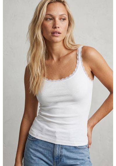 Siyah İnci 3'lü Paket %100 Pamuklu Askılı Dantelli Örme T-shirt Atlet 1008 Siyah Beyaz Ten