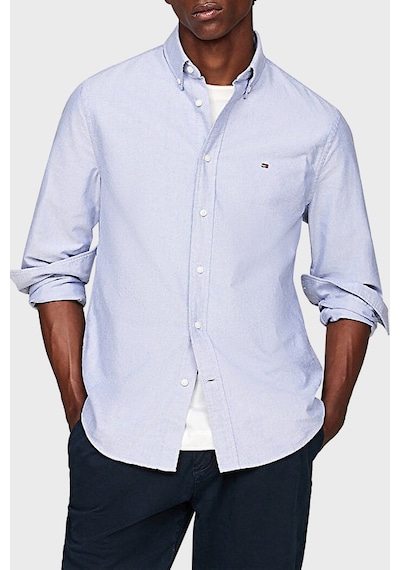 Tommy Hilfiger Erkek Gömlek Mw0mw35774 Cı0 Mavi Mavi