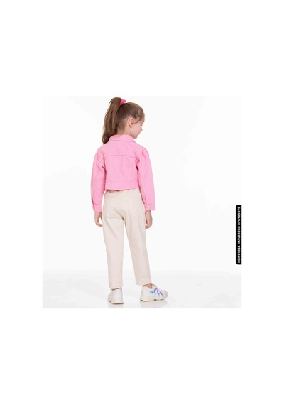 Xo Kids Kız Beli Büzgülü Pantolon 4-8 Yaş 54713 Kpnt09079 Krem