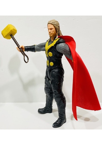 The Thor Çekiç Li Karakter Figür Oyuncak 30 Cm Işık Ve Ses
