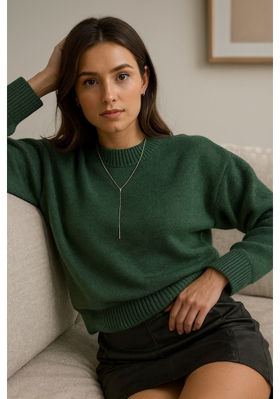 Flex Fashıon Kadın Yeşil Oversize Trend Popüler Triko Kazak - Yumuşak Dokulu Bisiklet Yaka Yeşil - 730329404 Yeşil - 730329404 Yeşil Flex Fashıon Kadın Yeşil Oversize Trend Popüler Triko Kazak - Yumuşak Dokulu Bisiklet Yaka Yeşil - 730329404 Yeşil - 730329404 Yeşil