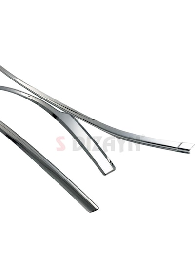 S-Dizayn  Volkswagen Passat B8 Krom Ön Tampon Alt Çıtası 3 Parça 2015-2019