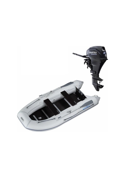 Admiral 350cm Katlanır Ahşap Tabanlı Bot + Tohatsu Mfs20e S Deniz Motoru