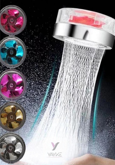 Yüksek Basınçlı New Abs Tasarım Açma/ Kapama Özelliği,asortili Renkli Mini Fanlı, Duş Başlığı Plasti Diğer