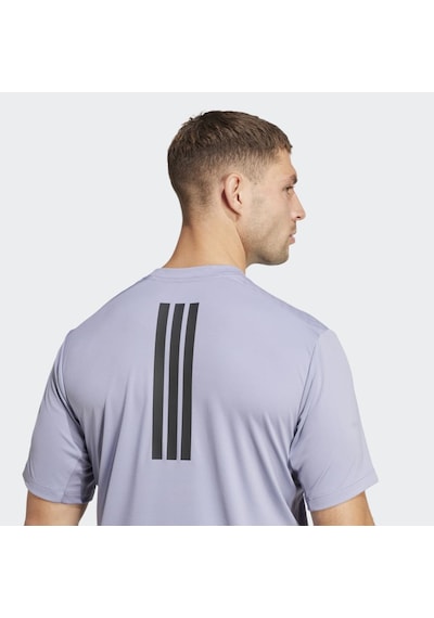 Adidas Jı8216 Power 3s Tee Erkek T-shirt Mor