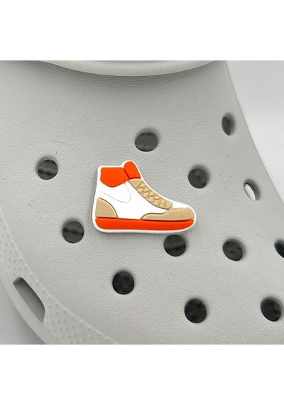 Crocs Terlik Süsü Ve Aksesuarı , Çanta Süsü Jibbitz 3d Ayakkabı 07 Görsel Logo Aksesuar Bej-beyaz-turuncu Crocs Terlik Süsü Ve Aksesuarı , Çanta Süsü Jibbitz 3d Ayakkabı 07 Görsel Logo Aksesuar Bej-beyaz-turuncu