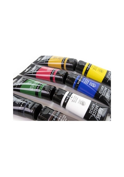 3699396 Basics Akrilik Boya Seti 8 X 75 Ml Tüpler, Işığa Dayanıklı Sanatçı Akrilik Boyaları, Parlak Renkler, Tuval, Akrilik Boyama, Karışık Medya Ve Yaratıcı Projeler İçin İdeal 3699396 Basics Akrilik Boya Seti 8 X 75 Ml Tüpler, Işığa Dayanıklı Sanatçı Akrilik Boyaları, Parlak Renkler, Tuval, Akrilik Boyama, Karışık Medya Ve Yaratıcı Projeler İçin İdeal
