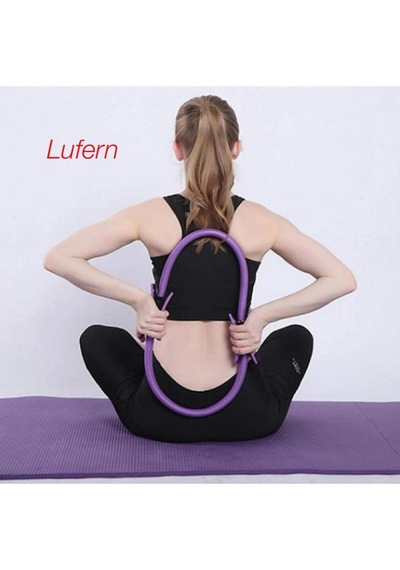 Dayanıklı Esnek Pilates Çemberi Yoga Rehabilitasyon Vücut Şekillendirme Kas Güçlendirme Duruş Kalça Çok Renkli
