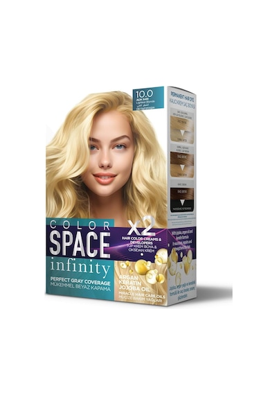 Space Infınıty Set Saç Boyası 10.0 Açık Sarı