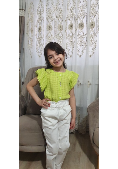 Asiltr Kız Çocuk Alt - Üst Takım Beyaz