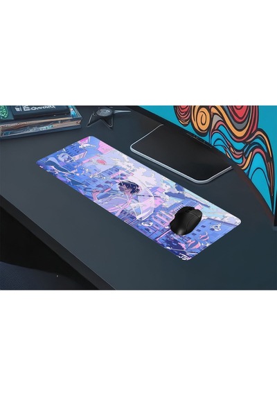 Gaming Oyuncu Xl Mouse Pad Kaydırmaz Dikişli 80 30 Cm Mousepad 4