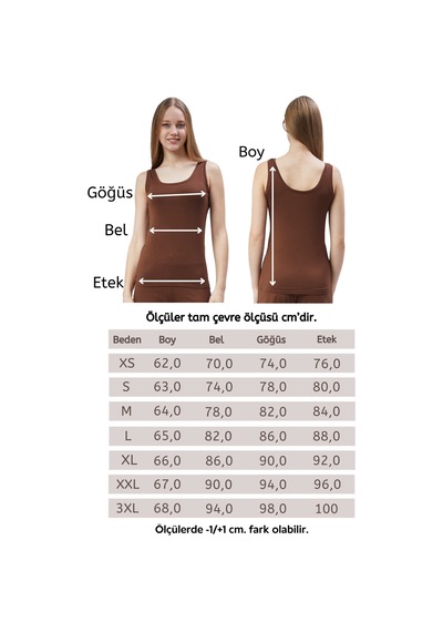 Penyebizden Extra Yumuşak Viskon Atlet Home&outdoor-kahverengi