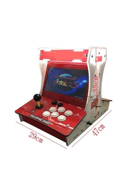 Supreme Çift Arcade Kol 10inç Çift Ekran 3000+ Oyunlu Retro Ar...