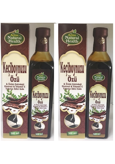 Active Natural Health Üzüm Ekstratlı Vitamin C Keçiboynuzu Özü 2 x 500 ML