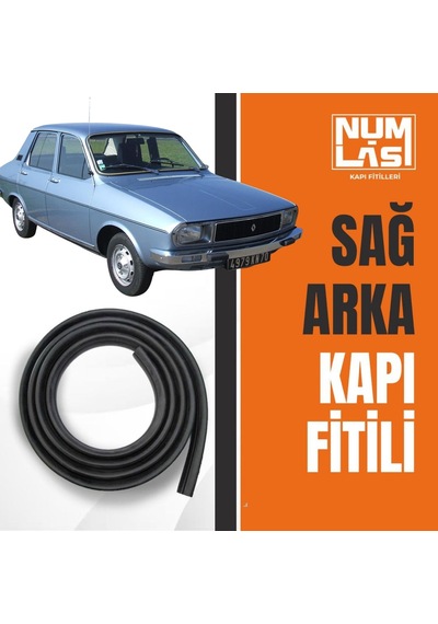 Renault Reno-12 Sedan Sağ Arka Kapı Fitili-a Kalite-numlas-nm7365