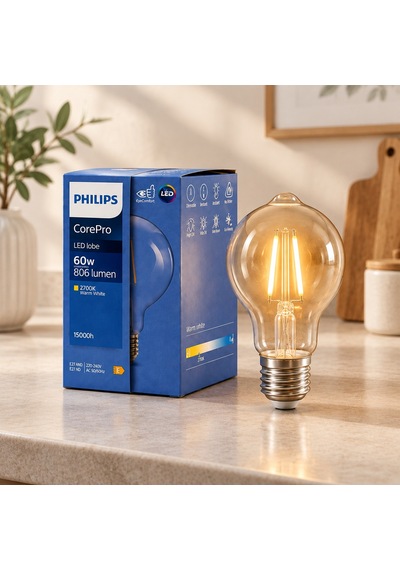 Filament Rustik G93 E27 Led Ampul 2700k Beyaz - Çok Renkli