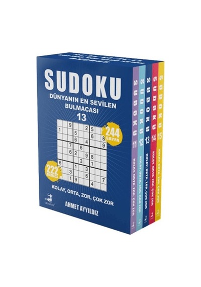 Sudoku Dünyanın En Sevilen Bulmacası 5 Kitap Set