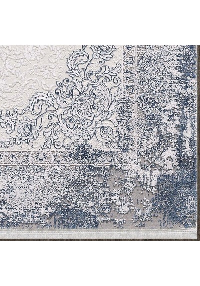 Artemis Halı Dream 09707d Gri Mavi Klasik Bambu Halı