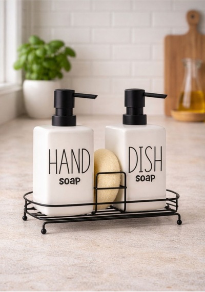 2 Li Standlı Süngerli Fenomen Pinterest Model Sabunluk Mutfak Banyo Sabunluk Beyaz Beyaz