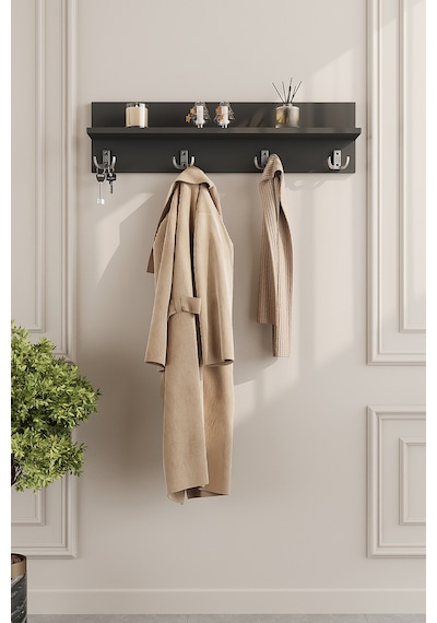 Aeka Ae-7002 Akasya Antrasit Duvara Monte 4 Askılı Raflı Portmanto Antre Hol Vestiyer Askılık 90 12 24 Cm Aeka Ae-7002 Akasya Antrasit Duvara Monte 4 Askılı Raflı Portmanto Antre Hol Vestiyer Askılık 90 12 24 Cm
